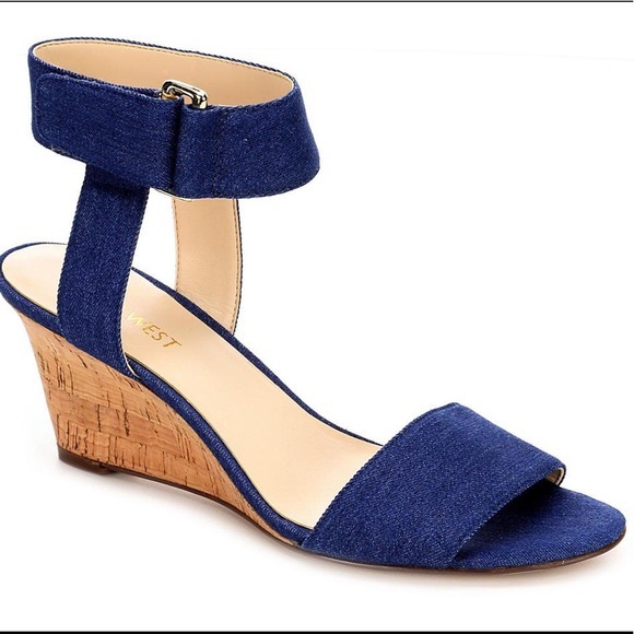 Nine West Shoes - Nine West Denim Wedges